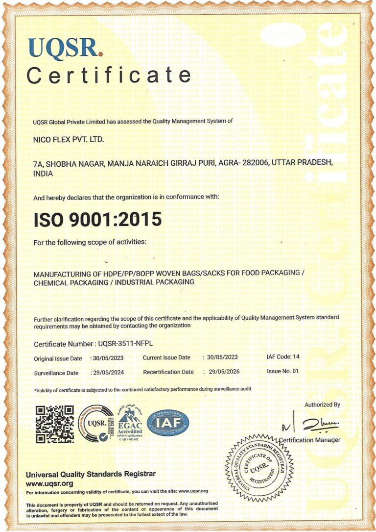 ISO 9001:2015 Certificate